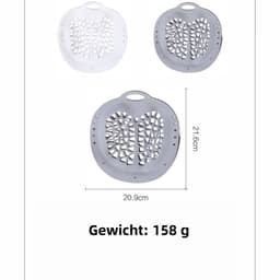 2 stuks - Waszak - Siliconen Waszak voor BH's - Ondergoedwaszak - Anti-Vervorming Wasbeschermer - Binnenwas Zak voor delicate Kleding - Wit, grijs — thumbnail 5