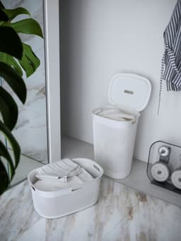 Curver Filo Wasmand met deksel 55L + Wasmand 45L - Wit — thumbnail 4