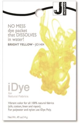 Jacquard textielverf iDye Natural 14 gr fel geel voor stoffen. — thumbnail 1