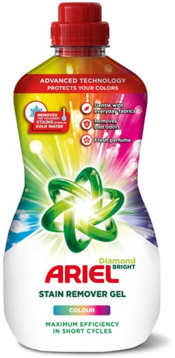 Ariel Vlekverwijderaar Gel Colour Diamond Bright - 6 x 950 ml - Voordeelverpakking — thumbnail 2
