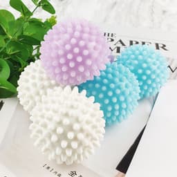 9 stuks - Drogerballen - Wasbollen - Wasdrogerbal - Wasbol Reinigingsballen - Anti-Kluwen Kleding Beschermers - Egel Ontwerp Wasmachine Ballen voor Beter Wassen — thumbnail 4
