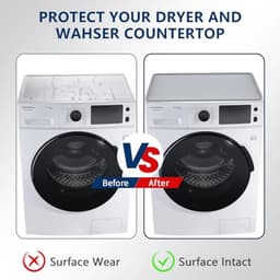 Watervaste wasmachine en droger hoezen, silicone rubber mat voor topbescherming, 60 x 60 cm — thumbnail 5