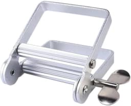 EXCITAT Knijper - Metalen knijper - Duurzaam - Geschikt voor tandpasta, verf, zalf - Zilver — thumbnail 1