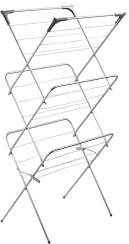 Verticale droogtoren met antislip voeten - ruimtebesparende wasdroger van metaal — thumbnail 1