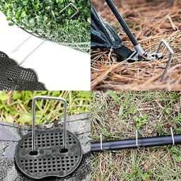 Grondankers voor Worteldoek en Tuinvlies - 50 Stuks 150 mm Lang met Bufferwasherset — thumbnail 3