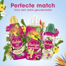 Robijn - Wasparfum - Tropical - tot 15x meer geur dan bij gebruik van alleen wasmiddel - 8 flessen x 342 ml — thumbnail 3