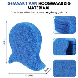 Boncy® Drogerballen 4 stuks Blauw - Droger Ballen Haarverwijderaar voor Wasdrogers & Wasmachine - Haarvanger Wasbollen - Anti Haar Droogballen - Wasdrogerballen - Wasballen Pluizenverwijderaar Huisdieren Wasmachine Pluis Wasbol — thumbnail 2