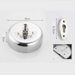 JeiibrZui Uitschuifbare Waslijn - Ruimtebesparend Droogrek - Stevig & Duurzaam Tot 20 Kg - 1 Stuk - Zilver — thumbnail 5