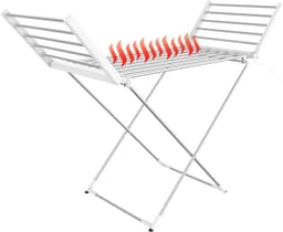 ZRSS® Elektrisch Droogrek - Droogtoren met Verwarming - Handdoekrek - Verwarmd Drogen - Inklapbaar - Wit — thumbnail 2