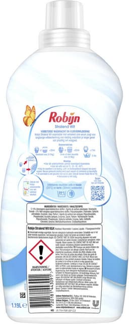 Robijn Klein & Krachtig Wasmiddel Stralend Wit 34 Wasbeurten - 4 x 1,19 liter - Voordeelverpakking — thumbnail 4