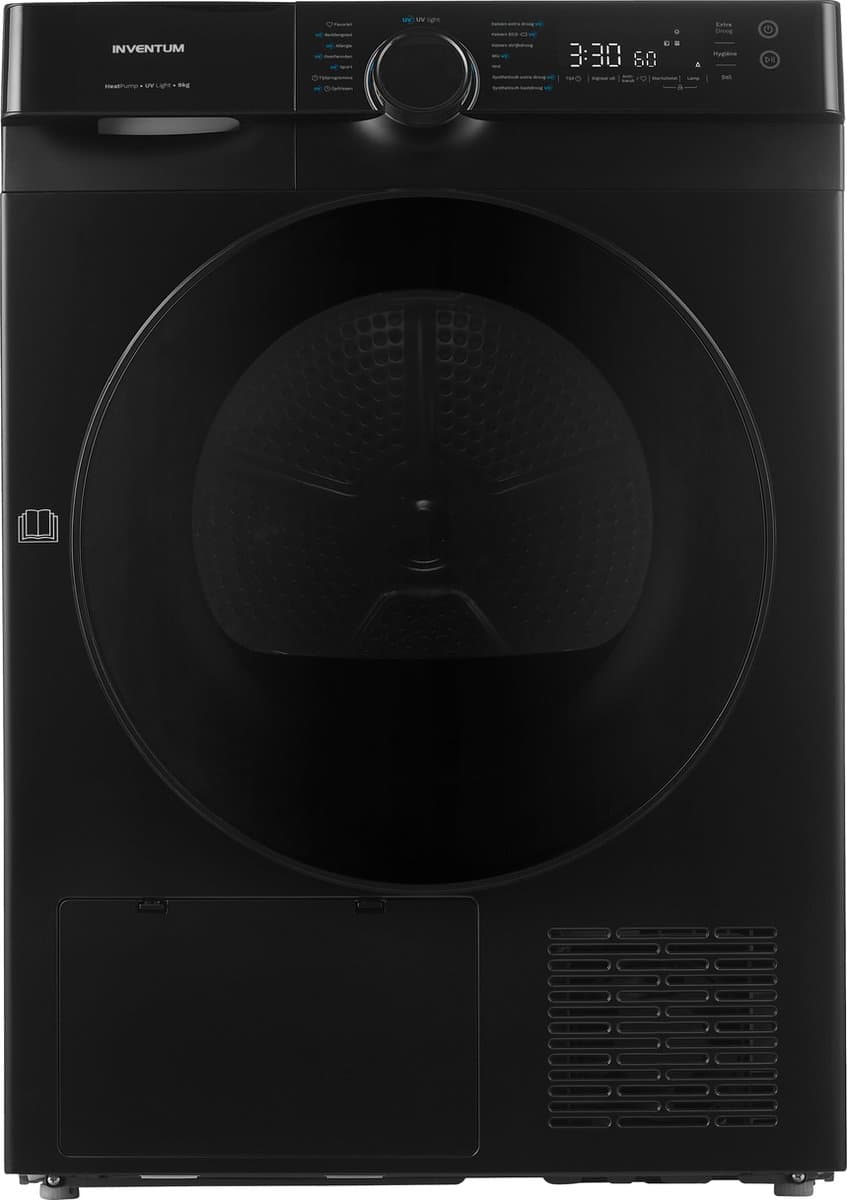 Inventum VDW9030B zwart warmtepompdroger — afbeelding 1