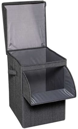 Brabantia Wasmand - met Deksel - Stapelbaar - 35 l - Pepper Black — thumbnail 5