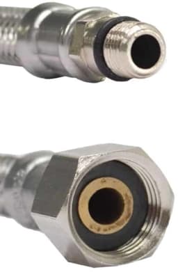 Flexibele Panzerslang RVS DN8 500mm — thumbnail 2