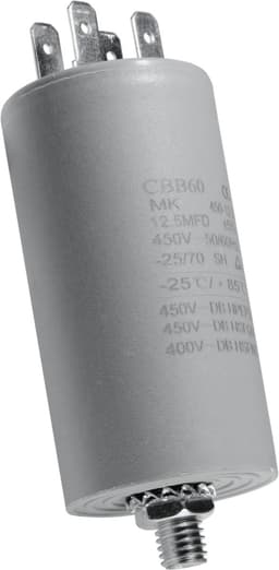 Dparts condensator 12,5 µF - universeel - 450V - universele aanloopcondensator - 12,5uf 450vac startcondensator — thumbnail 1