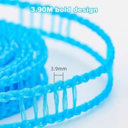 Allecto Plus - Winddichte Antislip Waslijn voor Reizen en Camping - Nylon Draagbaar - Binnen en Buiten - Duurzaam en praktisch. — thumbnail 5