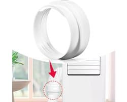 Koppelstuk Mobiele Airco Afvoerslang - Ø130mm/Ø150mm - Slangverlenging - Goed afdichtingseffect - Afvoerslang adapter raam voor Ø130mm/Ø150mm airconditioningsslang accessoires - Eenvoudig te installeren
