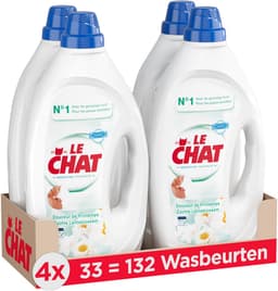 Le Chat Gel Sensitive Freshness - Vloeibaar Wasmiddel - Geschikt Voor Alle Was - Voordeelverpakking - 4 x 33 Wasbeurten — thumbnail 2