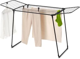 Brabantia HangOn Too Droogrek - 18 m - Inklapbaar Wasrek - Matt Black — thumbnail 1