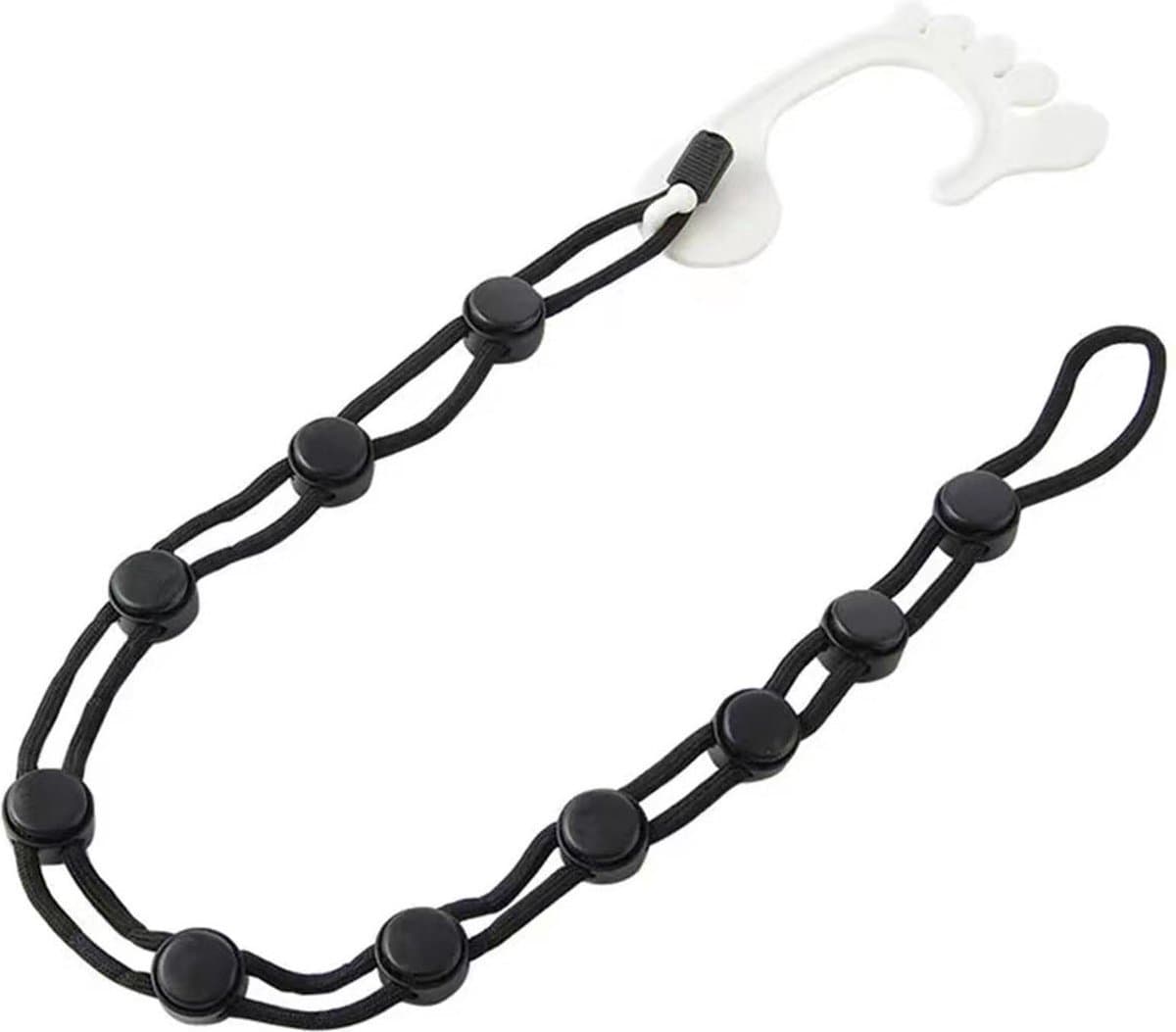 Scoby - Sokkenhouder - Waslijnclip - Organizer voor sokken - Sock Line - 10 paar - Wit — afbeelding 1