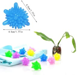Mix en Match Wasballen - Herbruikbare Drogerballen - 5 Kleuren - 4,5 cm - Set van 20 — thumbnail 3