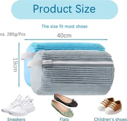 Herbruikbare Waszak voor Schoenen - Wasnet voor Wasmachine - Sneakers Wassen — thumbnail 5