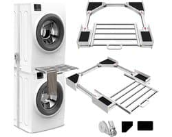 Impaqt wasmachine droger stapelkit met lade droogrek — afbeelding 1