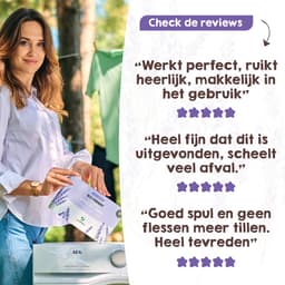 Mr. Green Mind Wasstrips - 120 Wasbeurten -- Lovely lavender- Wasmiddel Wasmiddeldoekjes incl. wasverzachter — thumbnail 3