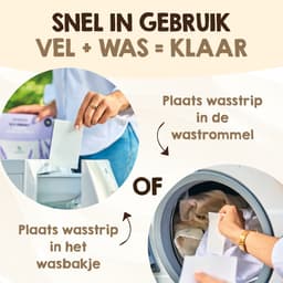 Mr. Green Mind Wasstrips ECO 240 Wasbeurten Parfum Vrij Wasmiddel Milieuvriendelijke Wasstrips Wasmiddel Voordeelverpakking incl. wasverzachter — thumbnail 5