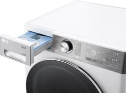 LG F4DR9537S2W was‑droogcombinatie 13 kg met AI DD voor slimme stofverzorging - TurboWash 39 voor sneller wassen - EzDispense automatische dosering - hygiënisch wassen met stoom en ThinQ slimme bediening. Energieklasse A‑20% — thumbnail 5