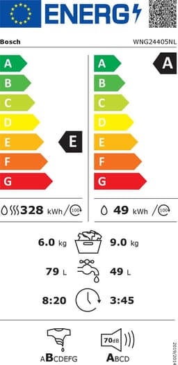 Bosch WNG24405NL - Serie 6 - Was-droogcombinatie — thumbnail 2