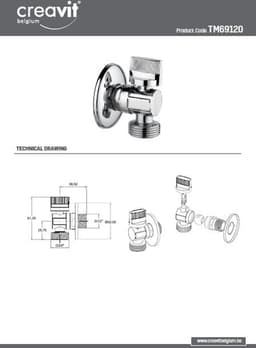 Aloni Wasmachinekraan Chroom — thumbnail 3