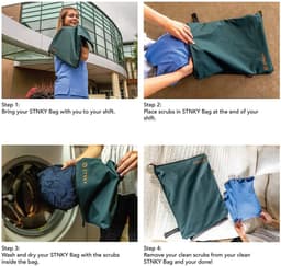 STNKY Pro edition Wasbare sport-, reis-, wastas XL - Groen - 26 liter - Geurloos — thumbnail 4