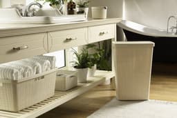 Curver Jute Wasmand 46L - 2 stuks - Gebroken Wit — thumbnail 3