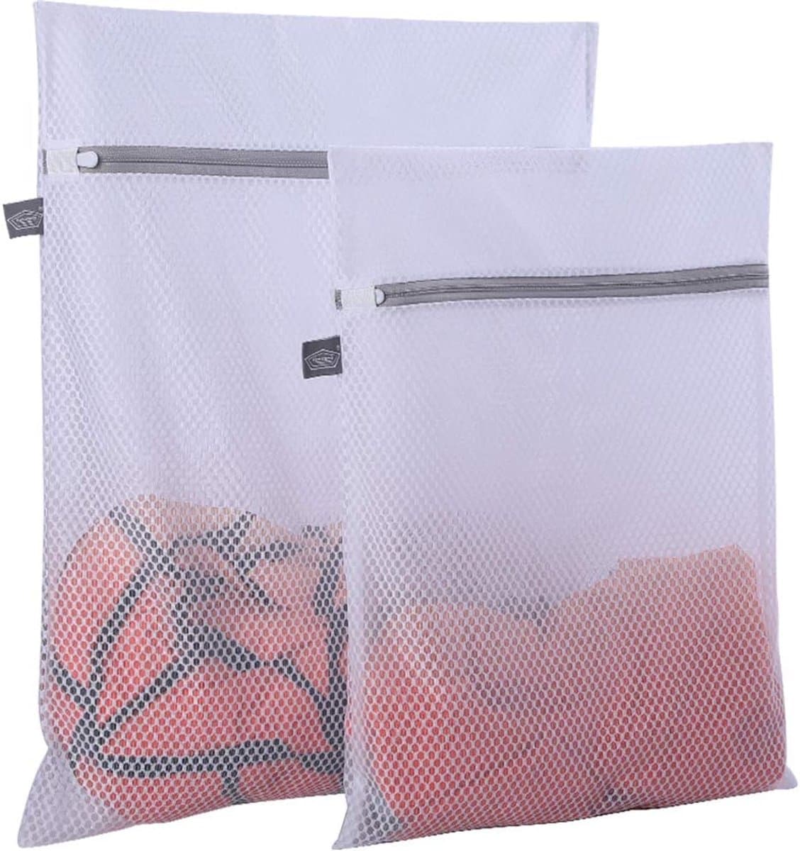 Waszakken voor delicate was, Wasmachine waszakken voor T-shirts, jas, jurk, broek, verpakking van 2 — afbeelding 1