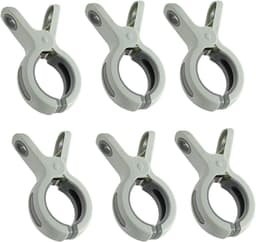 Kledingklemmen - Set van 6 - Grote kledingklemmen - Dekenklemmen - Winddicht - Geschikt voor handdoeken, beddengoed en kleding - Groen — thumbnail 1