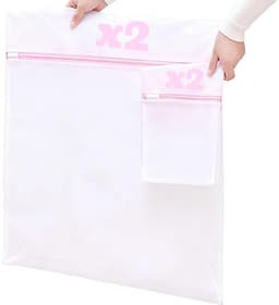 Dailygoods- Wasnet Set van 4 - Extra Grote Wasnetten - 2 Maten Waszakken - Bescherming voor Kleding - Machinewasbaar - Duurzaam Polyester - Waszak — thumbnail 1