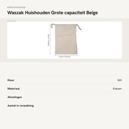 Dailygoods- Waszak Grote Capaciteit - Waszak - Waszakken voor Wasgoed — thumbnail 3