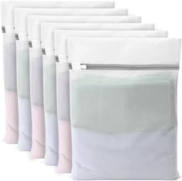 Wasnet voor Wasmachine, 40 x 30 cm Mesh Waszakken met Ritsen voor Wasmachine, Mesh Waszakjes, Klein Wasnet voor Fijne Was, Waszak, voor Truien, Overhemden, Ondergoed, Kousen, Schoenen | Met ve — thumbnail 1