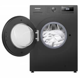 Heinner HWM-HME612IVSMTGA+++ Slim Wasmachine – 6 kg – 1200 RPM – Energieklasse A – Inverter Motor – 15 Programma’s – Stoom – 15 Min Snelprogramma – Digitaal Display – Kinderslot – Titaniumgrijs — thumbnail 3
