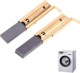 2 stuks L94MF7 koolborstels voor trommelwasmachines - elektrische motorkoolborstel - vervangende accessoires voor wasmachine - 5 x 13,5 x 39,6 mm — thumbnail 1
