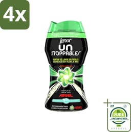Lenor Unstoppables - Geurbooster - Parfum van Ariel - 11 Wasbeurten - Voordeelverpakking - 4 stuks - Wasverzachter - Geur — thumbnail 1