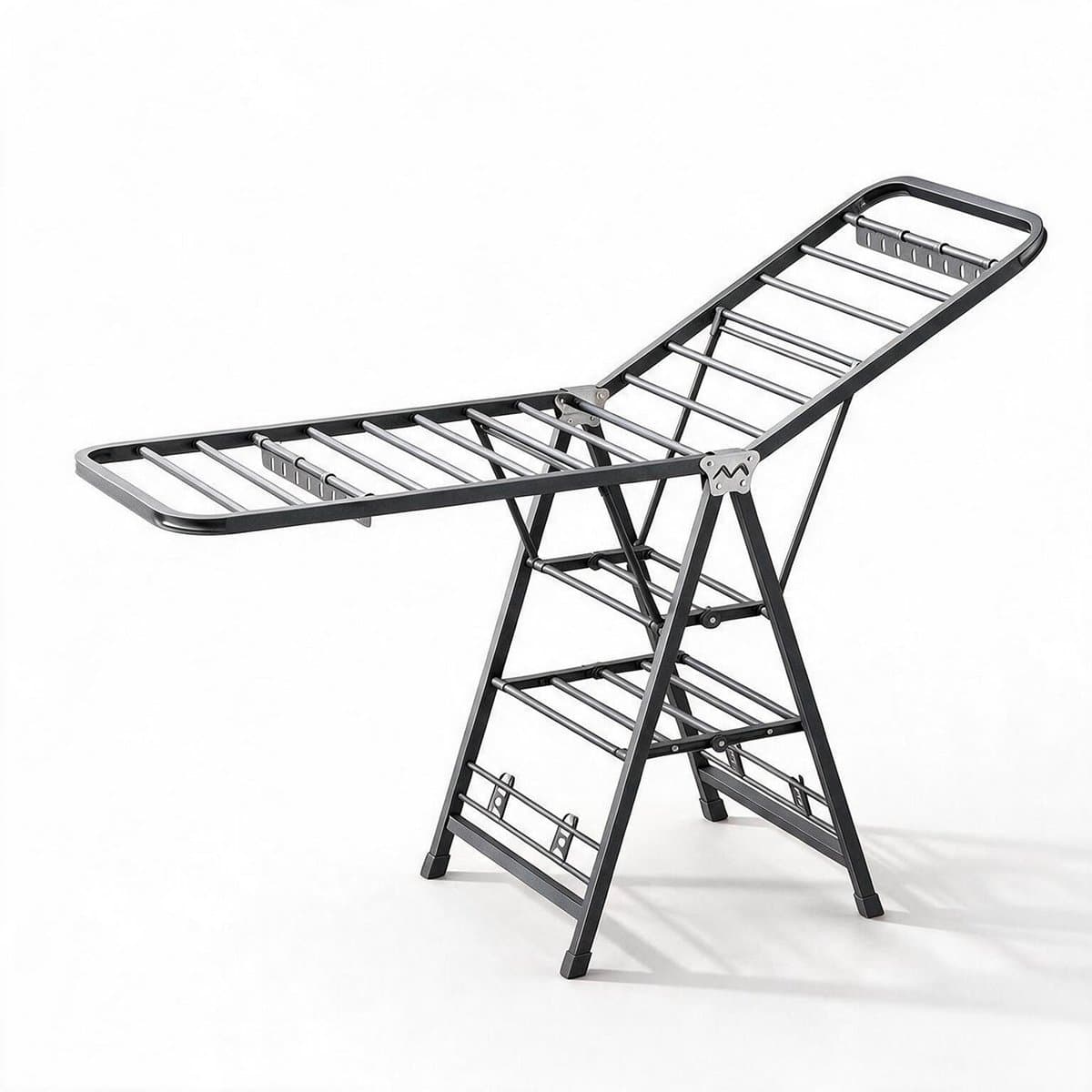 ProductXpert DryPro™ - Wasrek - Droogrek Inklapbaar - Opvouwbaar - 180 cm - Grijs — afbeelding 1