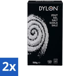 2 x Dylon - Zout - Voor Handwas Textielverf - Optimale Kleurresultaten - 500g - Dylon Zout - Textielverf - Handwas Verf - Kleurvastheid - Kleurintensiteit — thumbnail 1