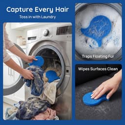 Solidchoice - Set van 5 Herbruikbare Dierenhaar Verwijderaars voor de Wasmachine — thumbnail 3