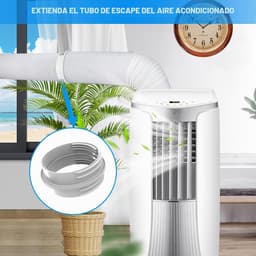 Koppelstuk Mobiele Airco Afvoerslang - binnen 130 mm / buiten 150 mm - verbindingsstuk - Airconditioning Slangkoppelin - Interface afvoerslang - afvoerslangadapter - voor mobiele airconditioning, afvoerslang — thumbnail 2