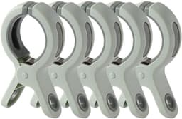 6 stuks Strandhanddoekclips - Plastic Quiltclips - Knijpers - Grote Wasknijper Handdoekknijpers - Winddicht - Groen - Voor dagelijks wasgoed, strandhanddoek, badhanddoek, beddengoed en dikke kleding — thumbnail 1