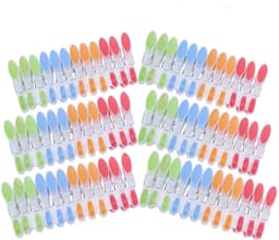 Dailygoods- Kledingpinnen 72 Stuks - Sterke Grip - Extra Groot - Antislip - Voor Binnen/Buiten - Afmetingen 8 x 4 cm - Wasknijpers — thumbnail 4
