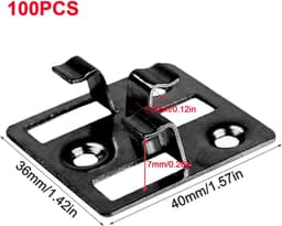 Dailygoody - Clips - Montageclips voor composiet terras - Zwart — thumbnail 4