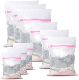 Dailygoods - Wasnet waszak, 9-delige set wasmachinetas, herbruikbaar, om vervorming en vouwen te voorkomen, geschikt voor het scheiden van bovenkleding, overhemden, ondergoed, schoenen — thumbnail 1