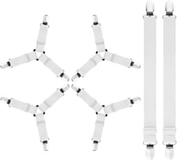 Dailygoods - Verstelbare Bedlakclips 6 Stuks voor Stabiliteit van Beddengoed — thumbnail 2